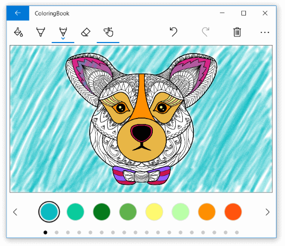 Coloring Book sample screenshot