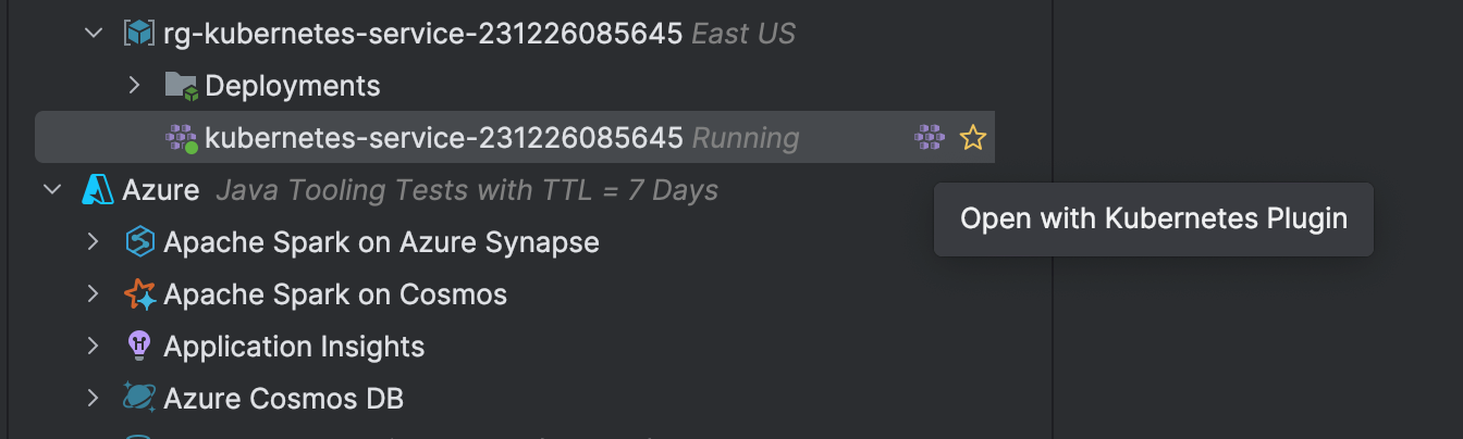 add AKS into Kubernetes Explorer