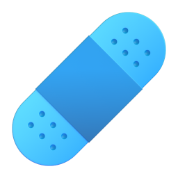 Adhesive Bandage emoji on Microsoft