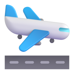 Airplane Arrival emoji on Microsoft