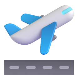 Airplane Departure emoji on Microsoft