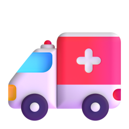 Ambulance emoji on Microsoft