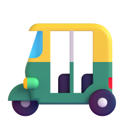 Auto Rickshaw emoji on Microsoft