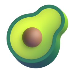 Avocado emoji on Microsoft