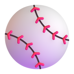 Baseball emoji on Microsoft