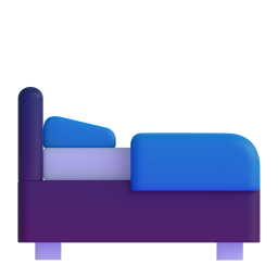 Bed emoji on Microsoft