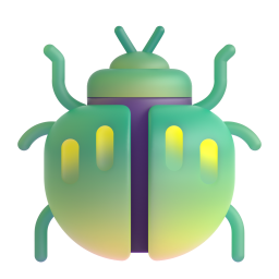 Beetle emoji on Microsoft