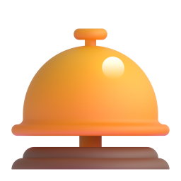 Bellhop Bell emoji on Microsoft