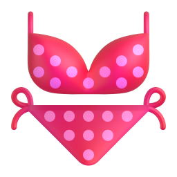 Bikini emoji on Microsoft