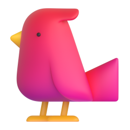 Bird emoji on Microsoft