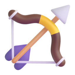 Bow and Arrow emoji on Microsoft