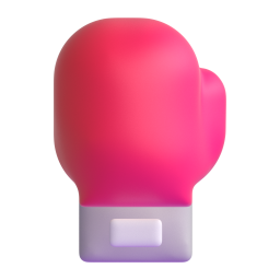 Boxing Glove emoji on Microsoft