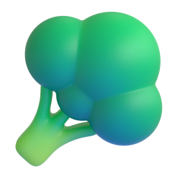 Broccoli emoji on Microsoft