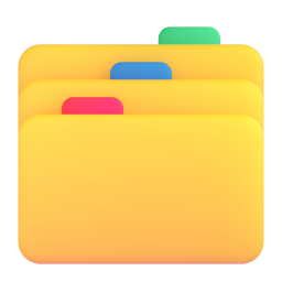 Card Index Dividers emoji on Microsoft