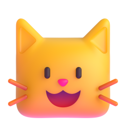 Cat Face emoji on Microsoft