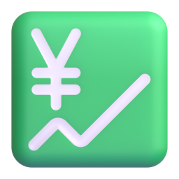 Chart Increasing With Yen emoji on Microsoft