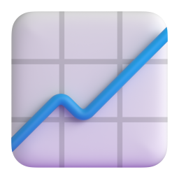 Chart Increasing emoji on Microsoft