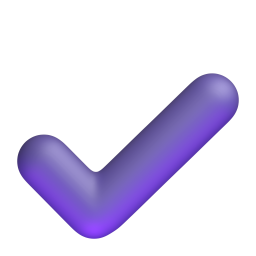 Check Mark emoji on Microsoft