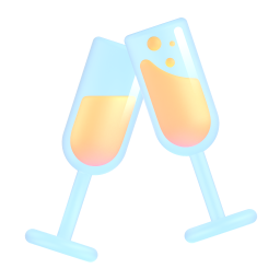Clinking Glasses emoji on Microsoft
