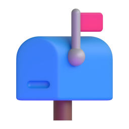 Closed Mailbox with Raised Flag emoji on Microsoft