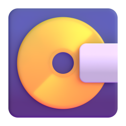 Computer Disk emoji on Microsoft