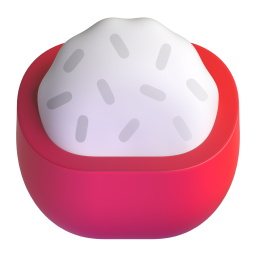 Cooked Rice emoji on Microsoft