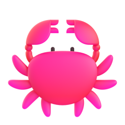 Crab emoji on Microsoft