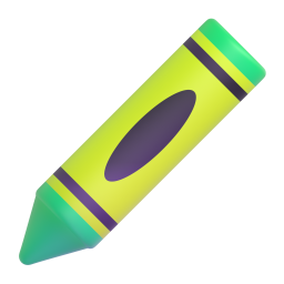 Crayon emoji on Microsoft