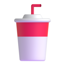 Cup with Straw emoji on Microsoft
