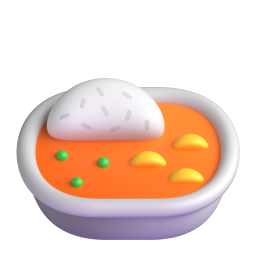 Curry Rice emoji on Microsoft