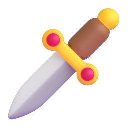 Dagger emoji on Microsoft