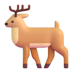 Deer emoji on Microsoft