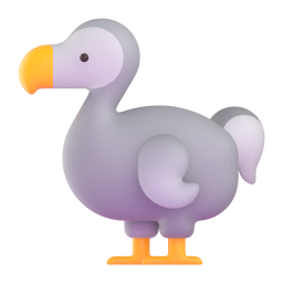 Dodo emoji on Microsoft