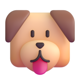 Dog Face emoji on Microsoft