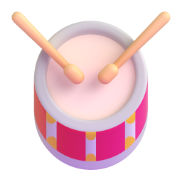 Drum emoji on Microsoft