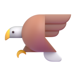 Eagle emoji on Microsoft