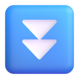 Fast Down Button emoji on Microsoft