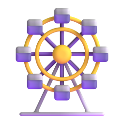 Ferris Wheel emoji on Microsoft