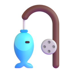 Fishing Pole emoji on Microsoft