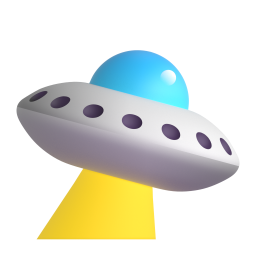 Flying Saucer emoji on Microsoft