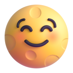 Full Moon Face emoji on Microsoft