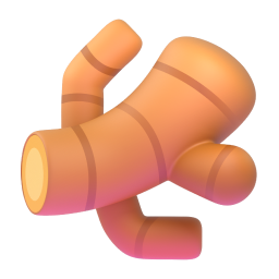 Ginger Root emoji on Microsoft