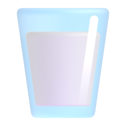 Glass of Milk emoji on Microsoft