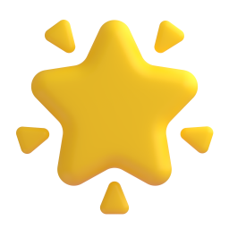 Glowing Star emoji on Microsoft