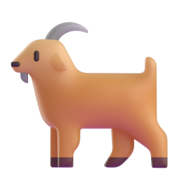 Goat emoji on Microsoft