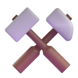 Hammer and Pick emoji on Microsoft