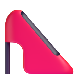 High-Heeled Shoe emoji on Microsoft