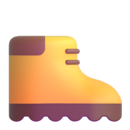 Hiking Boot emoji on Microsoft