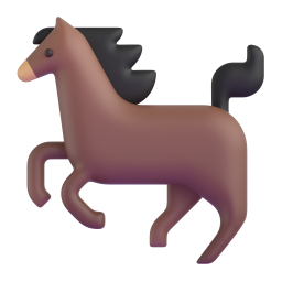 Horse emoji on Microsoft