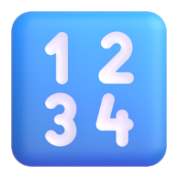 Input Numbers emoji on Microsoft